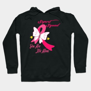 We Wear Pink - Ribbon Support Squad .Criez Hoodie